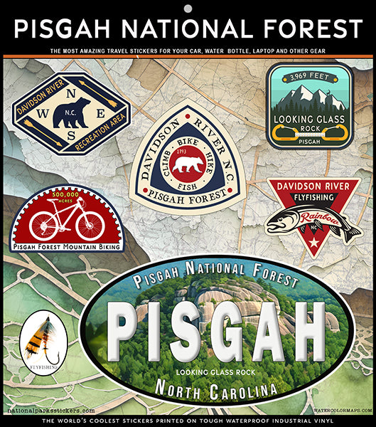 PISGAH NATIONAL FOREST Stickers