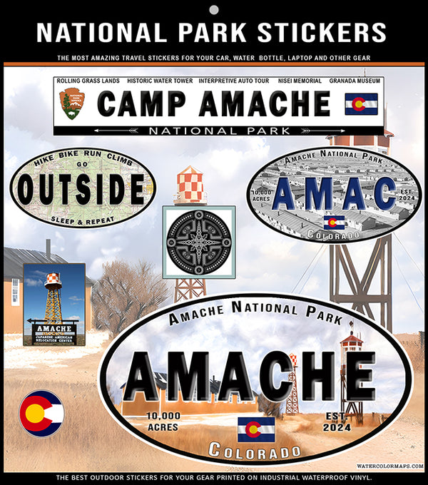 AMACHE  National Park Stickers