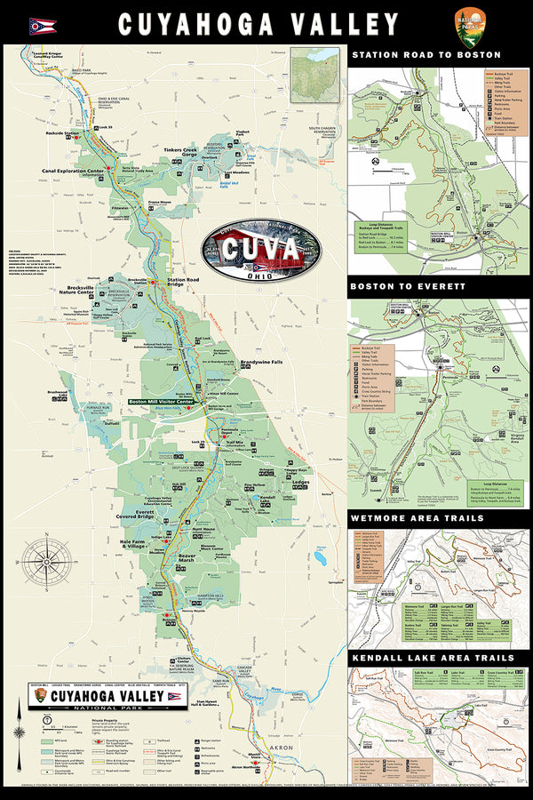 Cuyahoga National Park Map