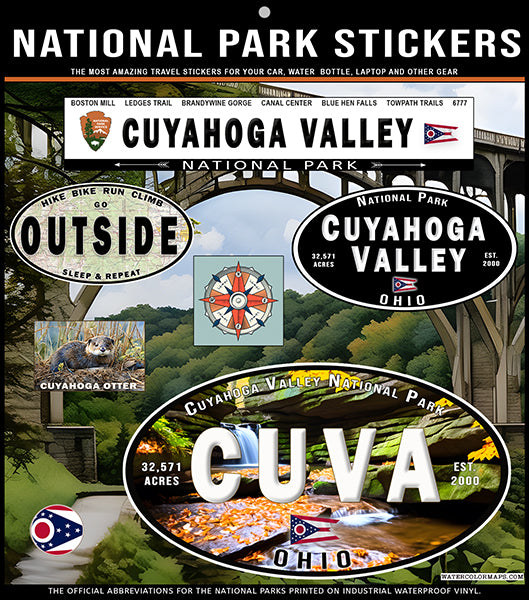 CUYAHOGA National Park Stickers