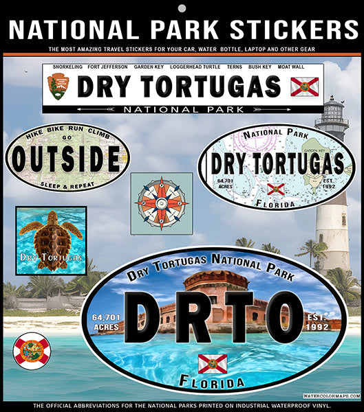 DRY TORTUGAS National Park Stickers