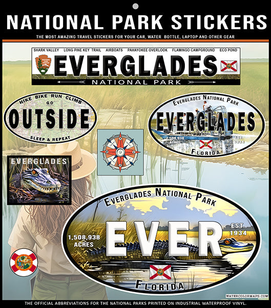 EVERGLADES National Park Stickers