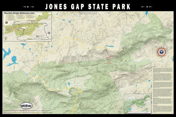 Jones Gap State Park Map