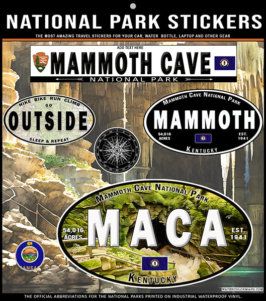 MAMMOTH CAVE National Park Stickers