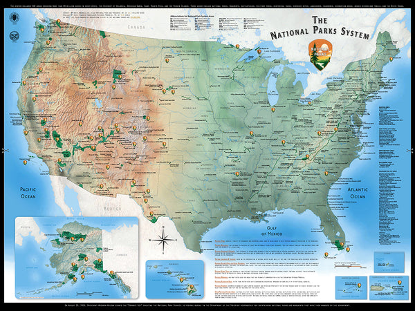 Large National Park Map