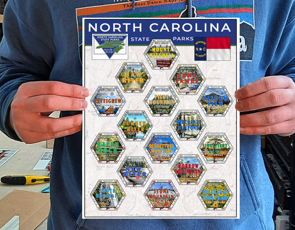 NORTH CAROLINA STATE PARK STICKERS